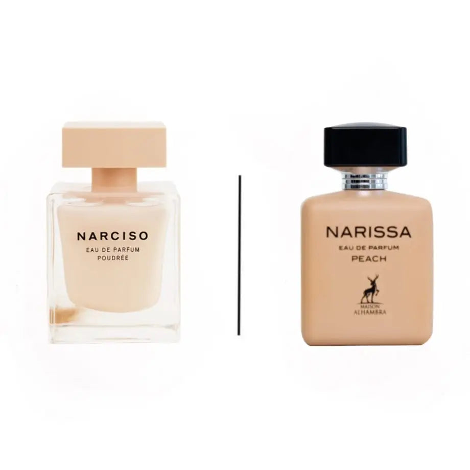 Perfume Árabe Narissa Peach 100ml | Maison Alhambra | Inspirado en Narciso Rodríguez
