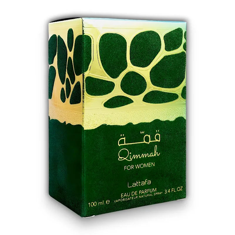 Lattafa Qimmah For Women 100ml – Perfume Árabe Femenino Floral y Sofisticado. Terciopelo