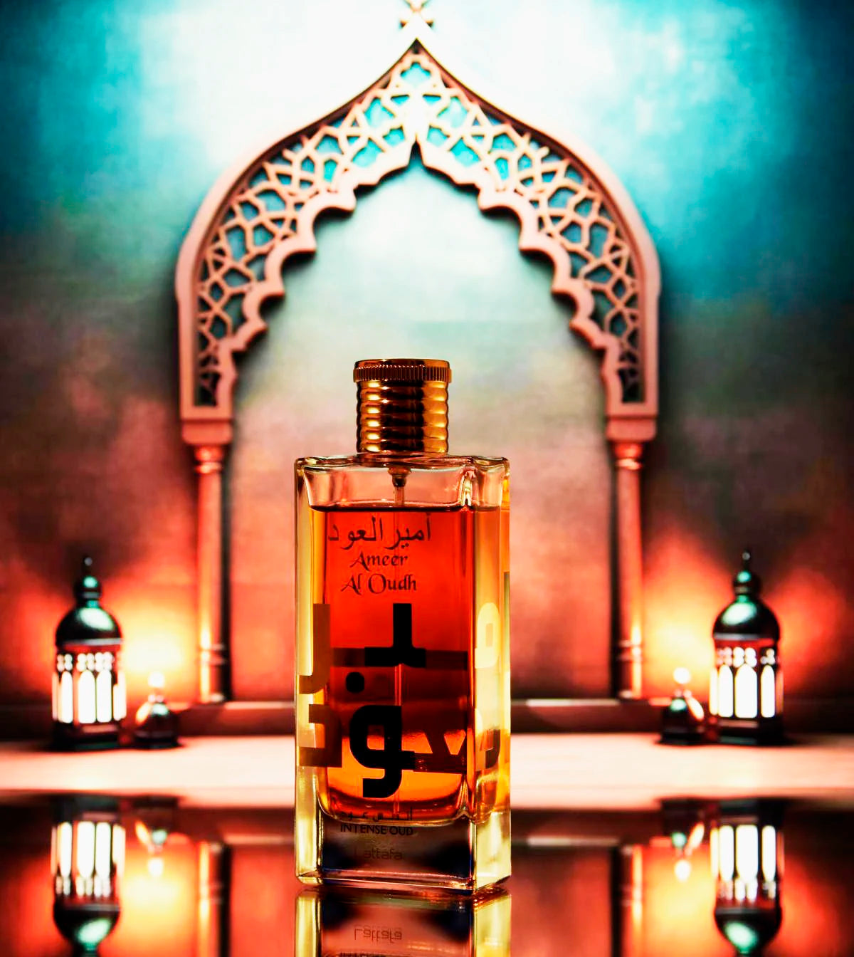 Perfume Árabe Lattafa Ameer Al Oud Intense 100ml Unisex – Eau de Parfum con Notas de Oud, Especias y Flores Orientales