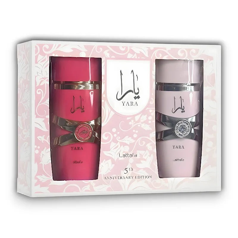 Pack Edición 5º Aniversario Lattafa – Perfumes Árabes Yara & Asad (2x100ml Unisex)
