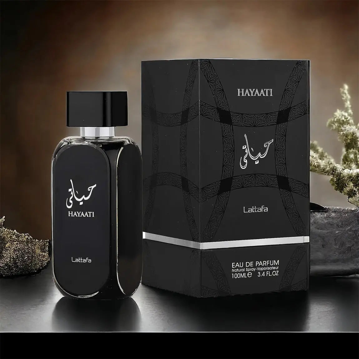 Hayaati by Lattafa 100ml – Perfume Árabe Masculino Amaderado y Especiado