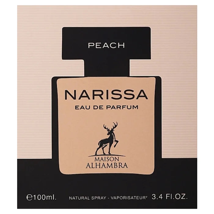 Perfume Árabe Narissa Peach 100ml | Maison Alhambra | Inspirado en Narciso Rodríguez