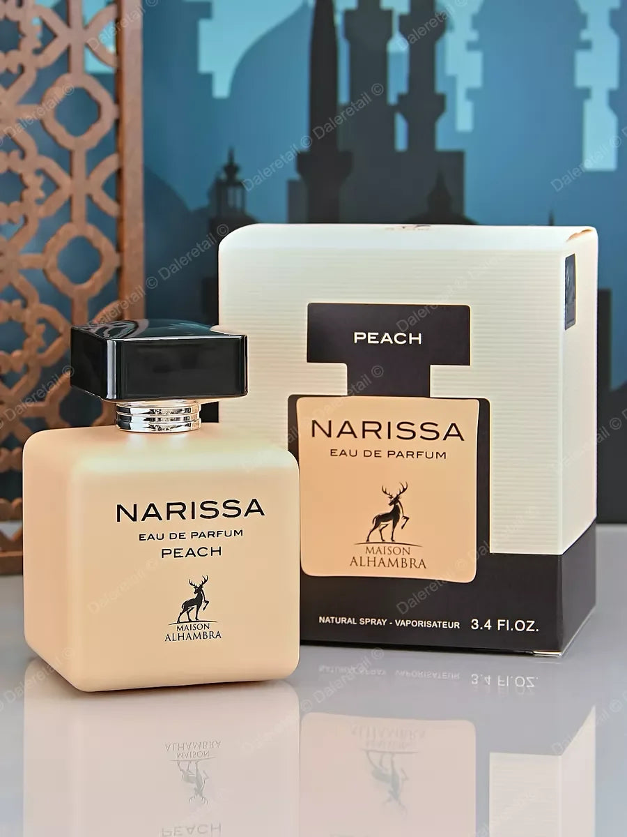 Perfume Árabe Narissa Peach 100ml | Maison Alhambra | Inspirado en Narciso Rodríguez