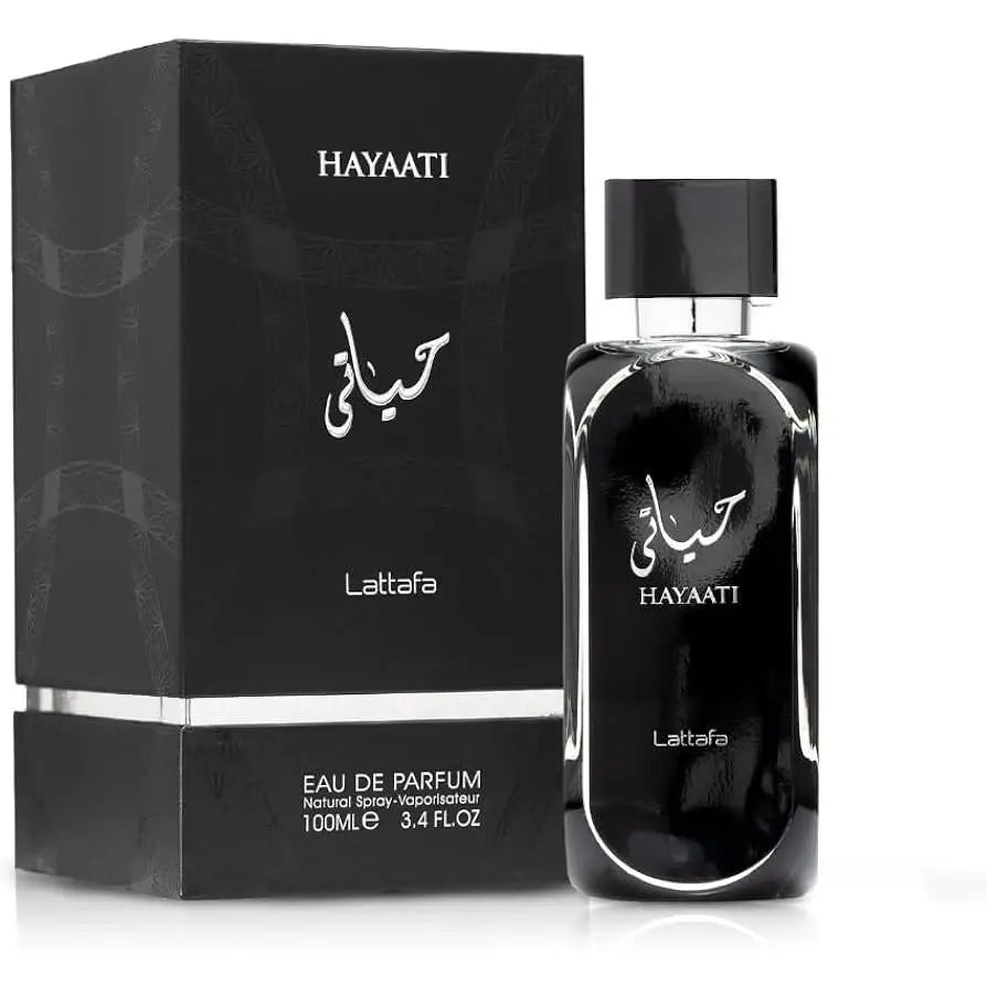 Hayaati by Lattafa 100ml – Perfume Árabe Masculino Amaderado y Especiado