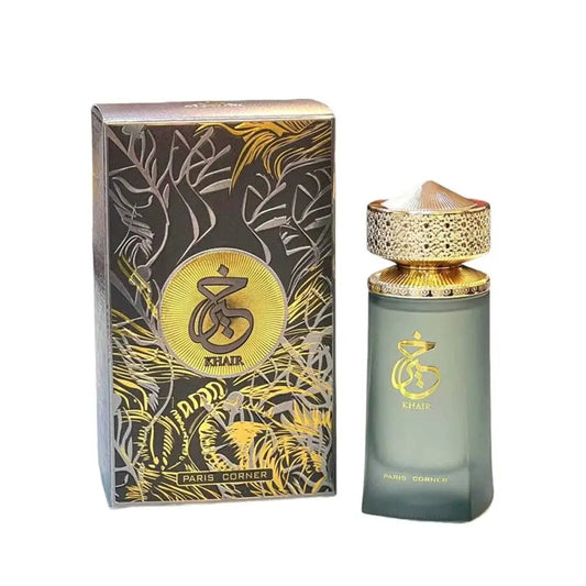 Khair Paris Corner 100ml – Perfume Árabe para Hombre | Amaderado y Especiado