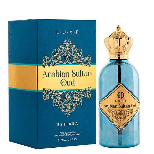 Perfume Árabe Dubai Arabian Sultan Oud 100ml EDP – Eau de Parfum Unisex con Notas Orientales y Amaderadas